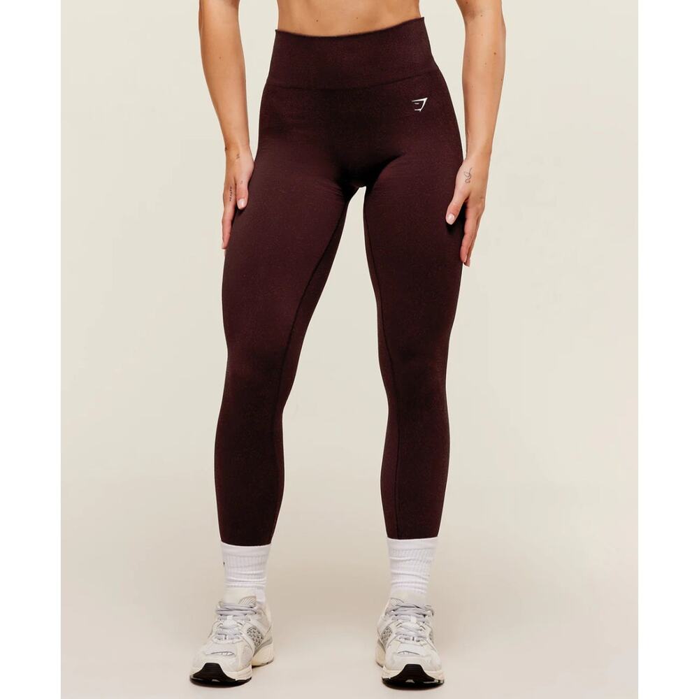 Gymshark Adapt Fleck x Whitney Seamless Leggings Women's XS Cherry Purple Yoga